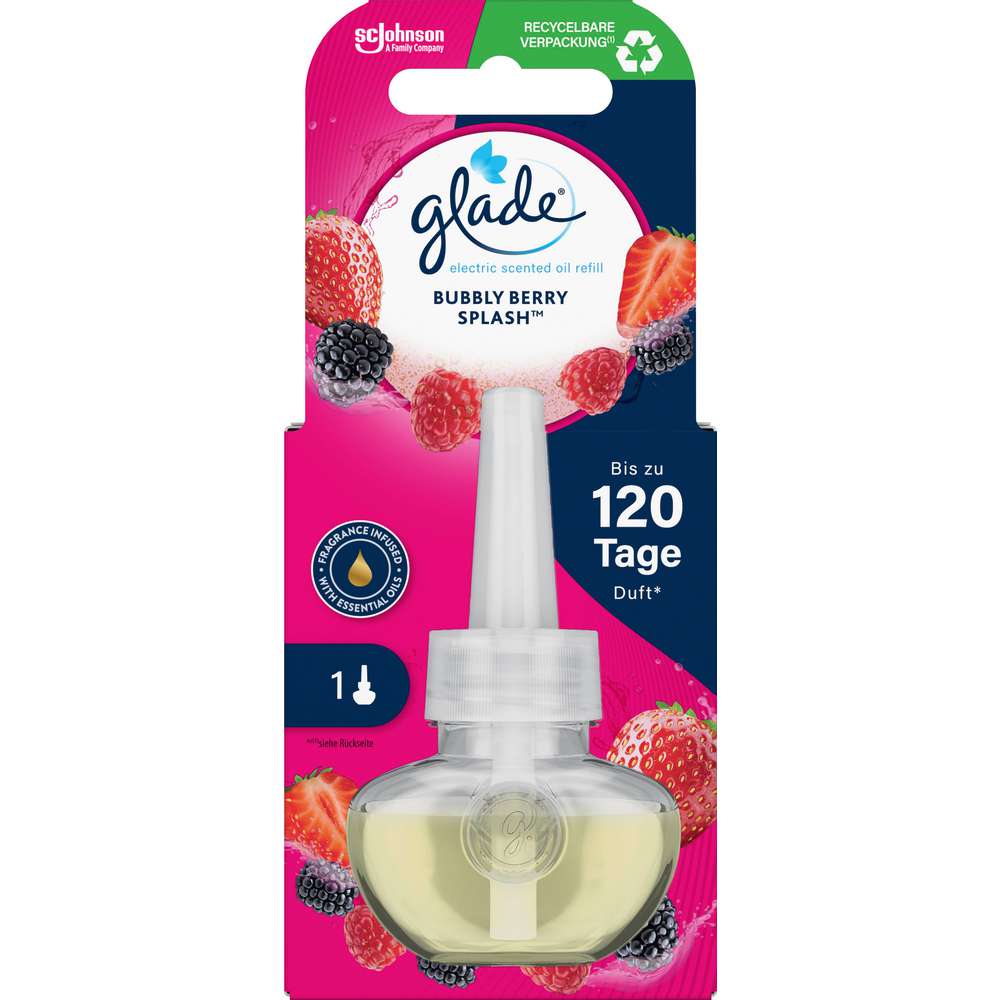 Produktabbildung Glade Duftstecker Electric Scented Oil Nachfüller, Bubbly Berry