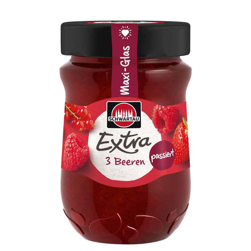 Produktabbildung Schwartau Konfitüre Extra 3 Beeren, passiert
