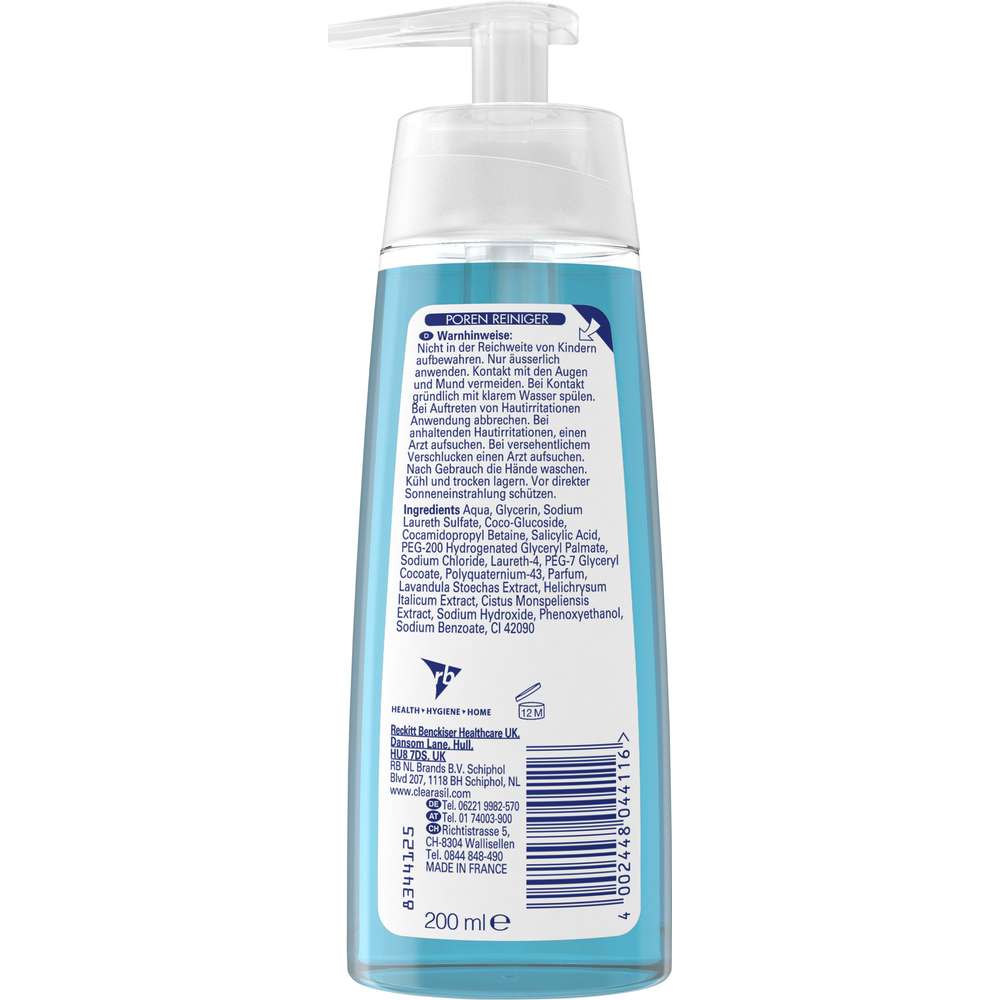 Produktabbildung Clearasil Poren Reiniger Waschgel