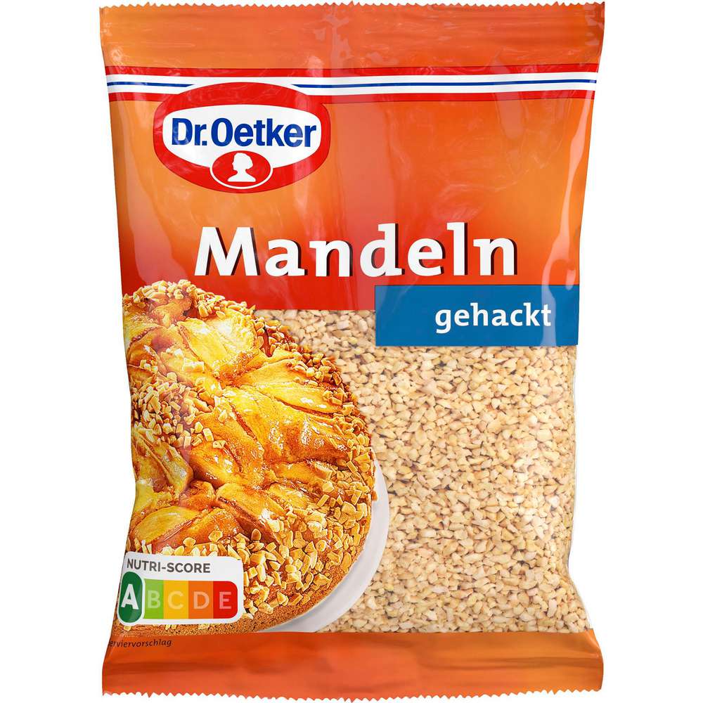 Produktabbildung Dr. Oetker Mandeln, gehackt