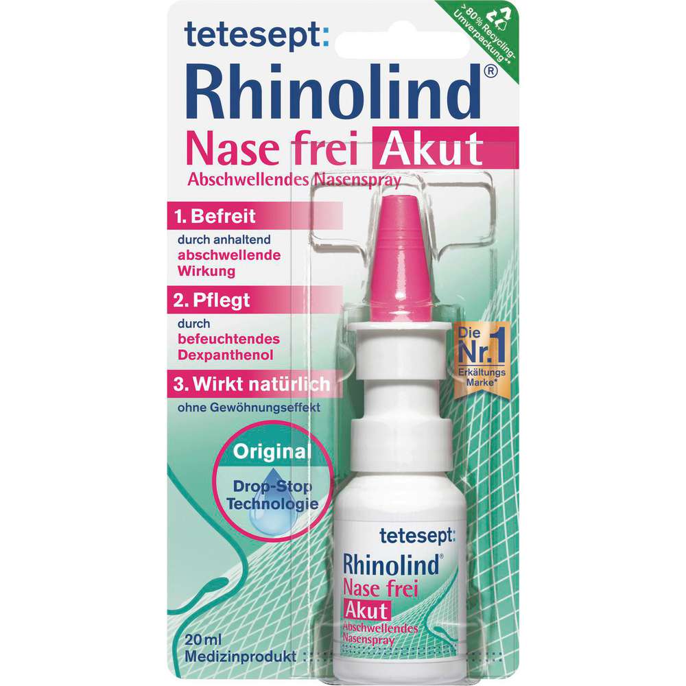 Produktabbildung tetesept Rhinolind Nasenspray