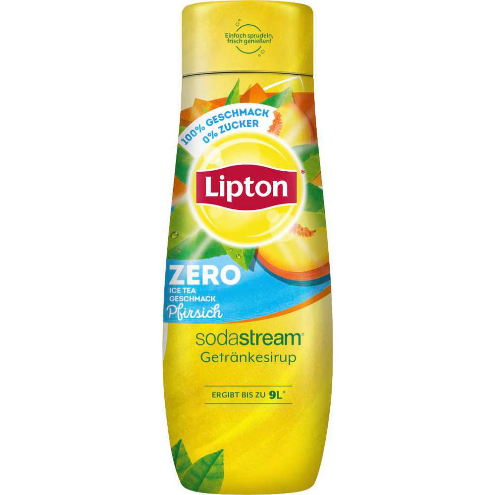 Produktabbildung Sodastream Lipton Sirup, Ice Tea Pfirsich Zero