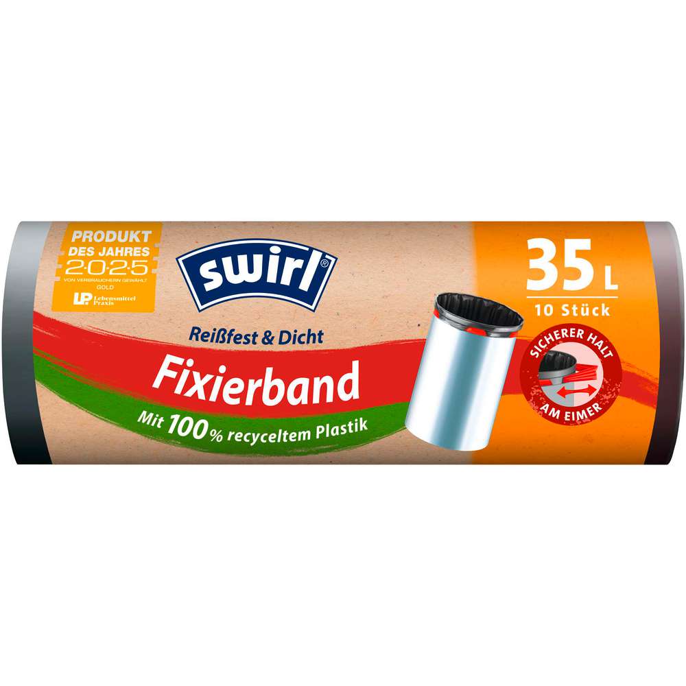 Produktabbildung Swirl Fixierband-Müllbeutel, 35l