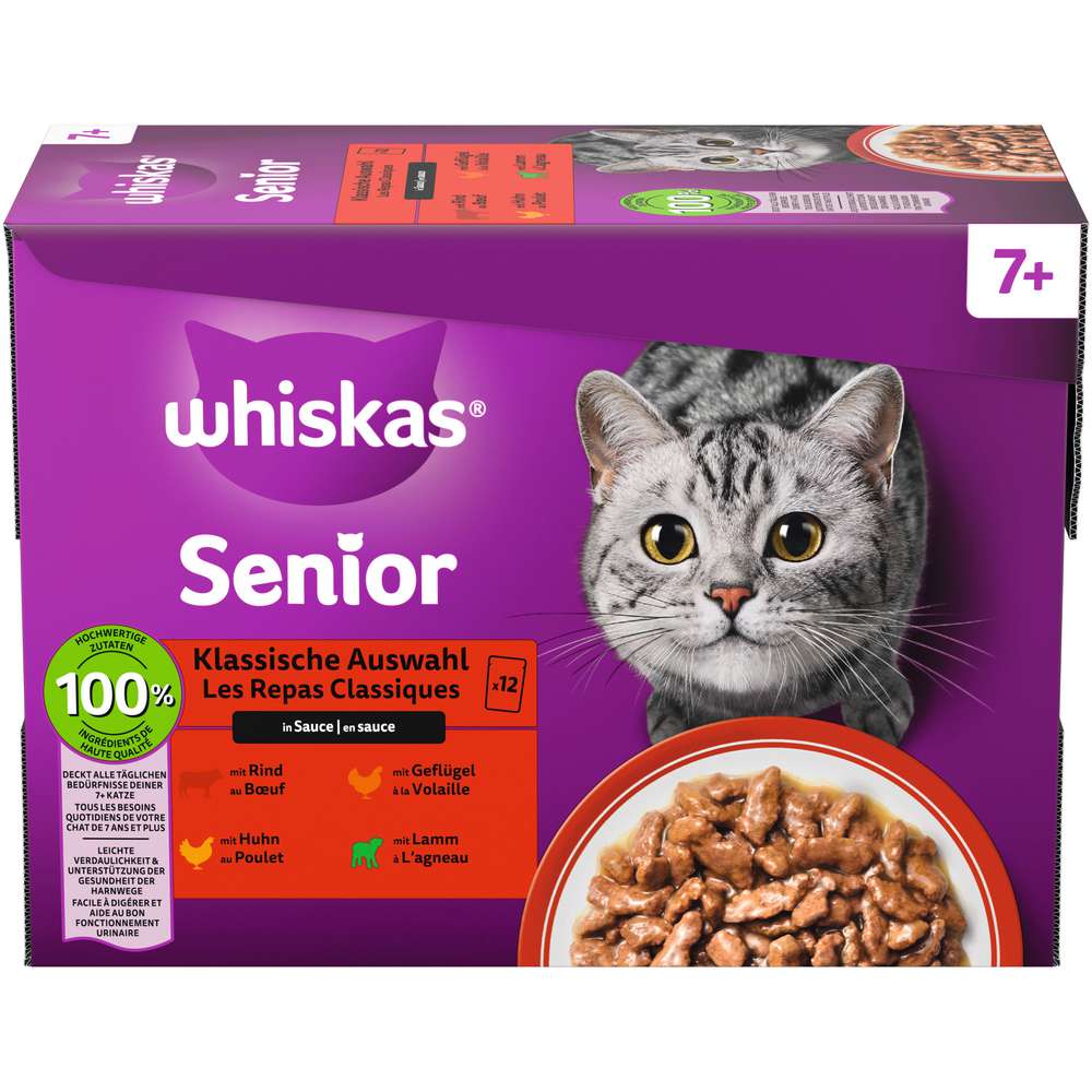 Produktabbildung Whiskas Katzen-Nassfutter, Klassische Auswahl