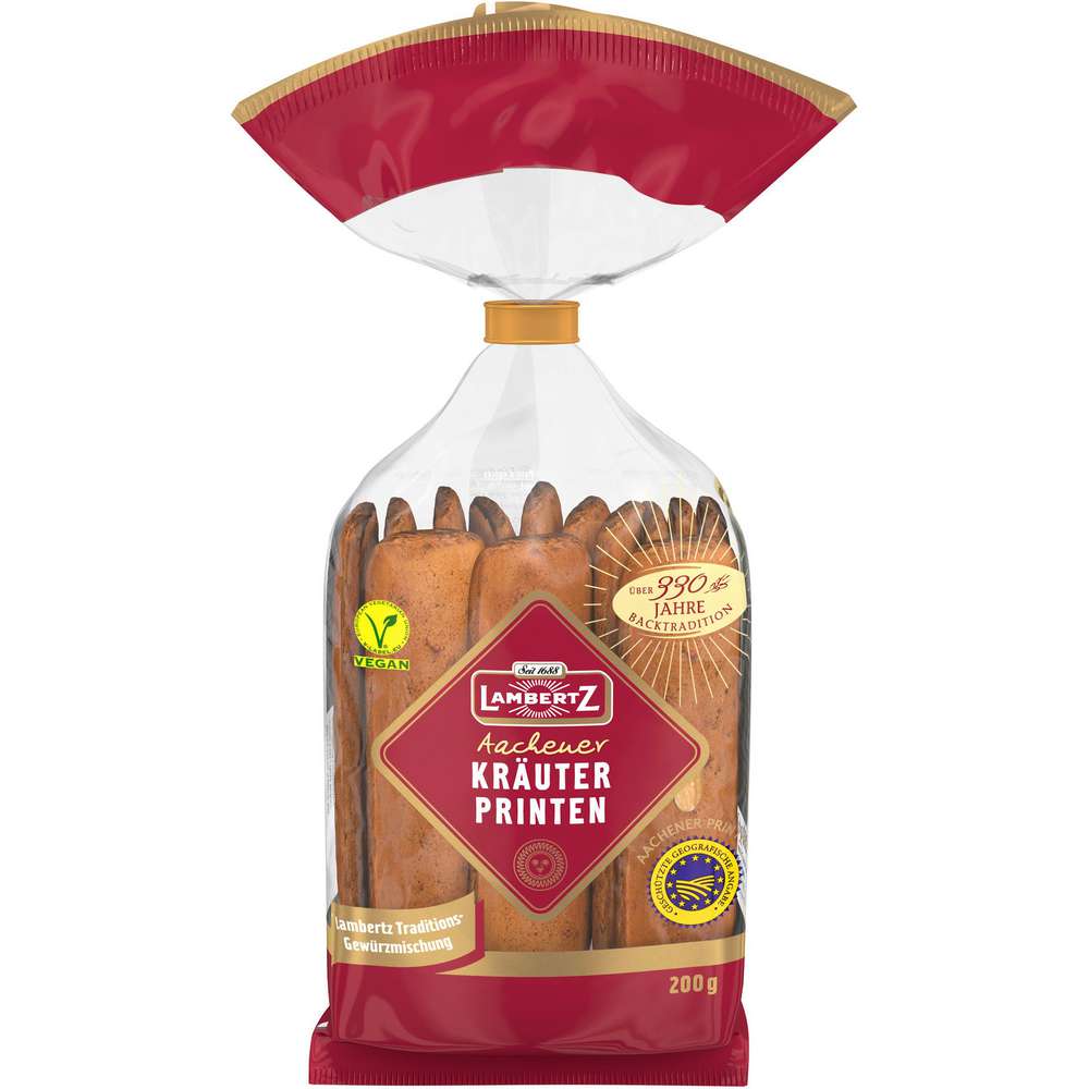 Produktabbildung Lambertz Aachener Kräuter-Printen