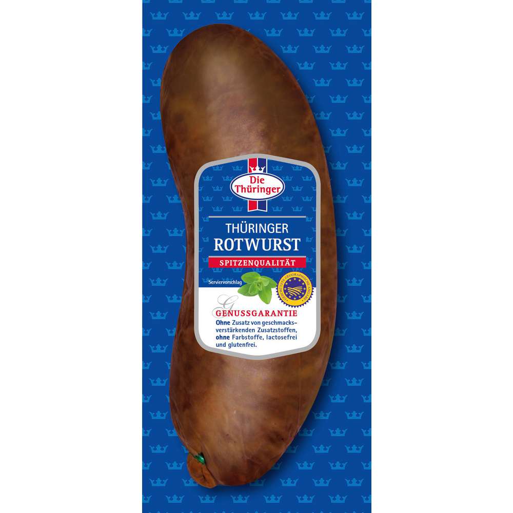 Produktabbildung Die Thüringer Thüringer Rotwurst in der Krause