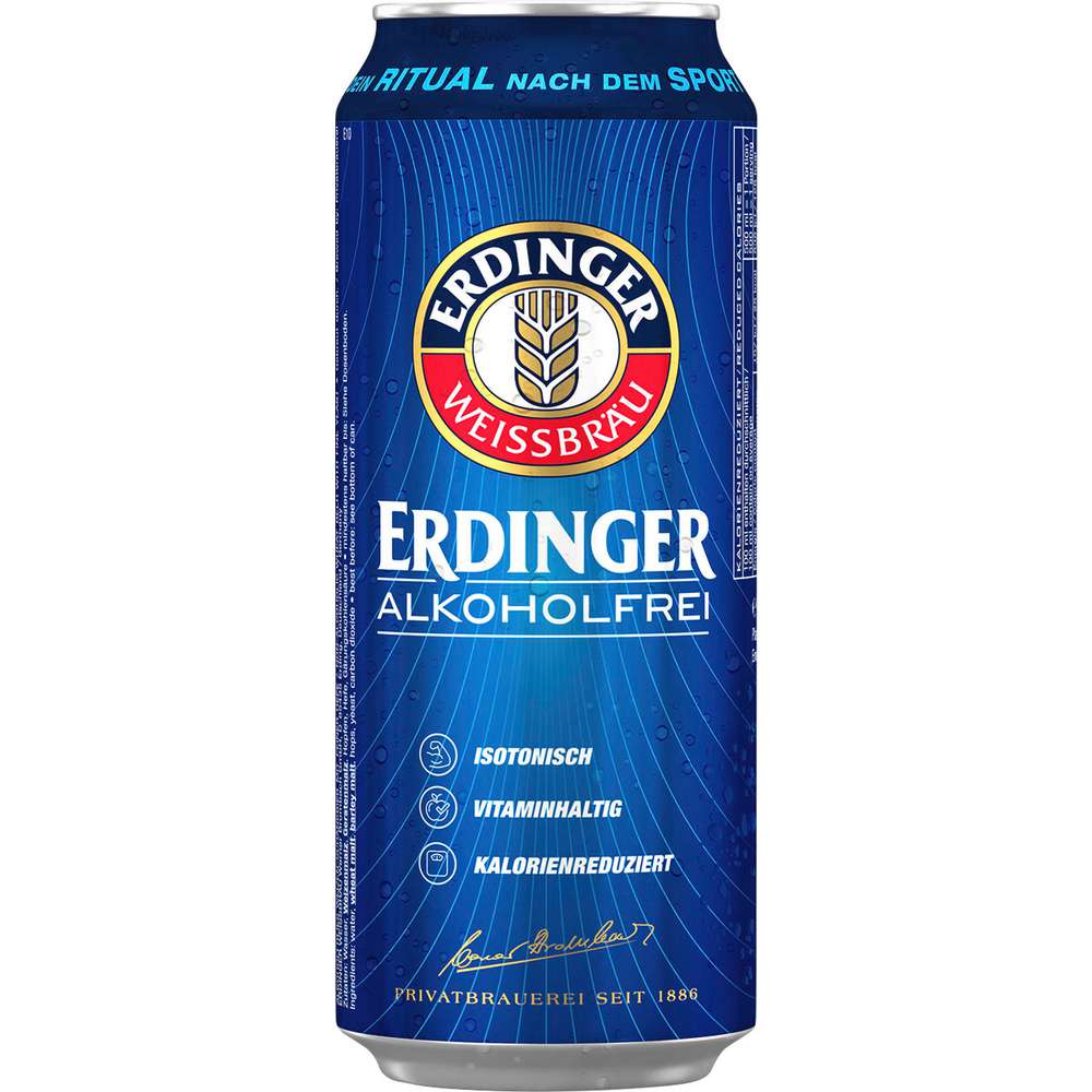 Produktabbildung Erdinger Weißbier, alkoholfrei