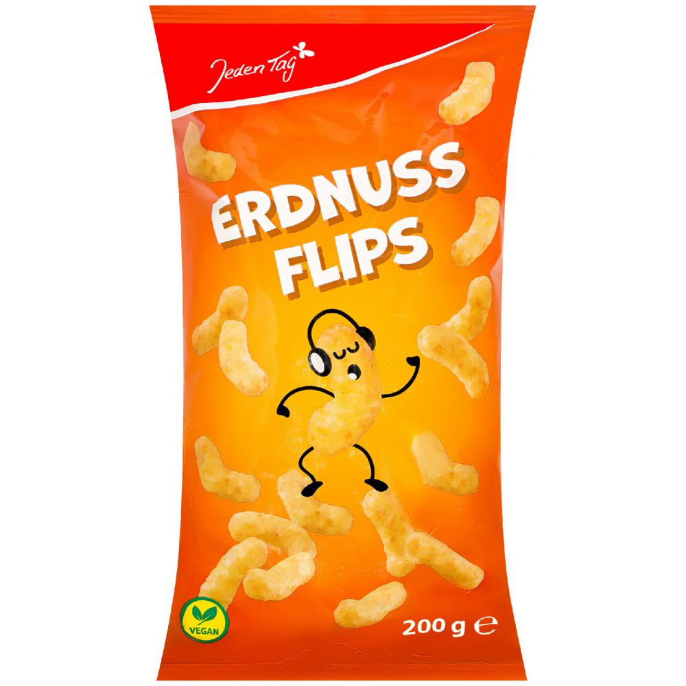 Produktabbildung keine Marke Jeden Tag Erdnussflips, 200 g
