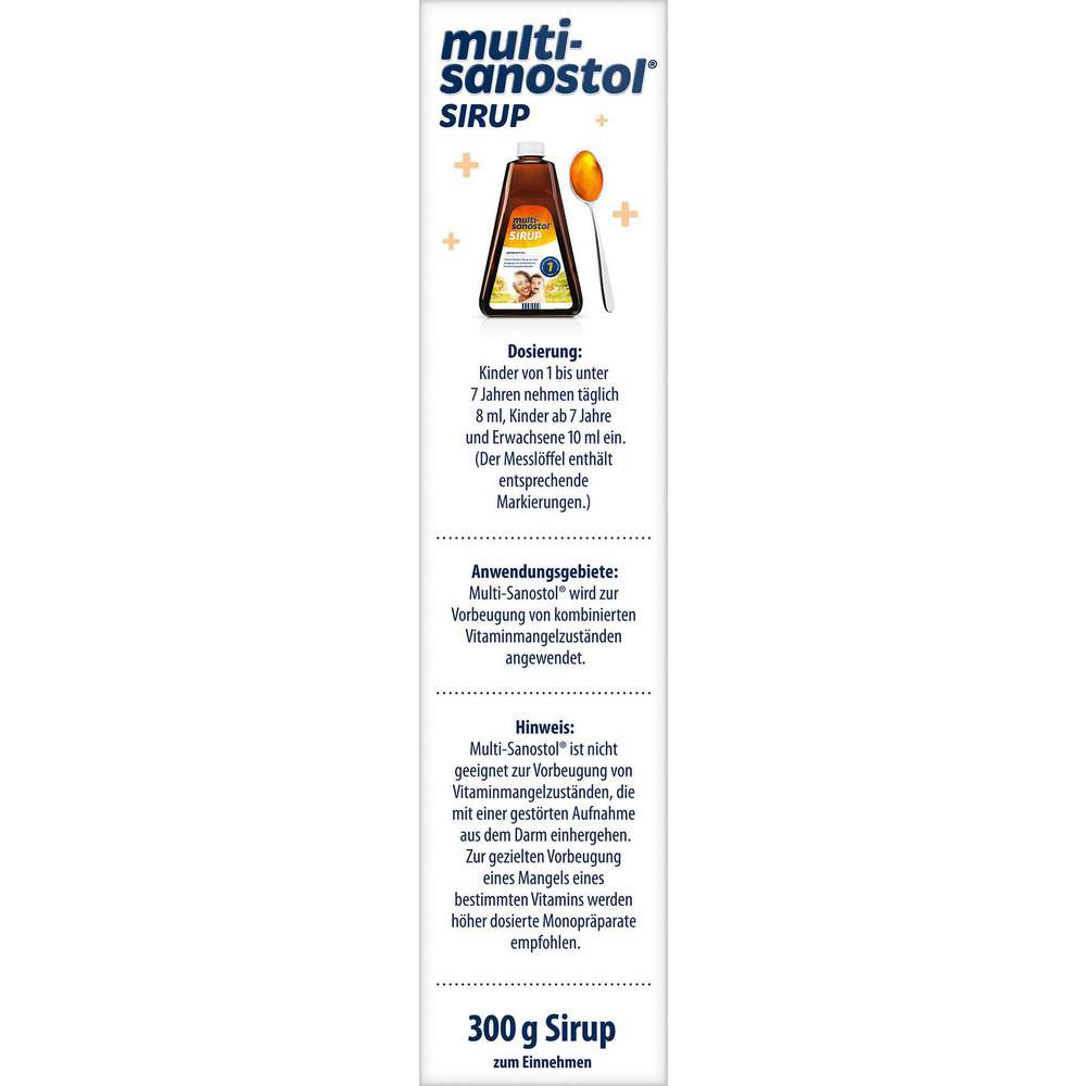 Produktabbildung Sanostol Multi Vitamin-Sirup