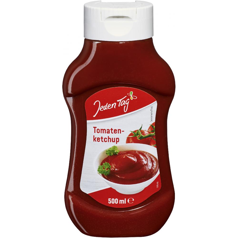 Produktabbildung keine Marke Jeden Tag Tomatenketchup, 500 ml