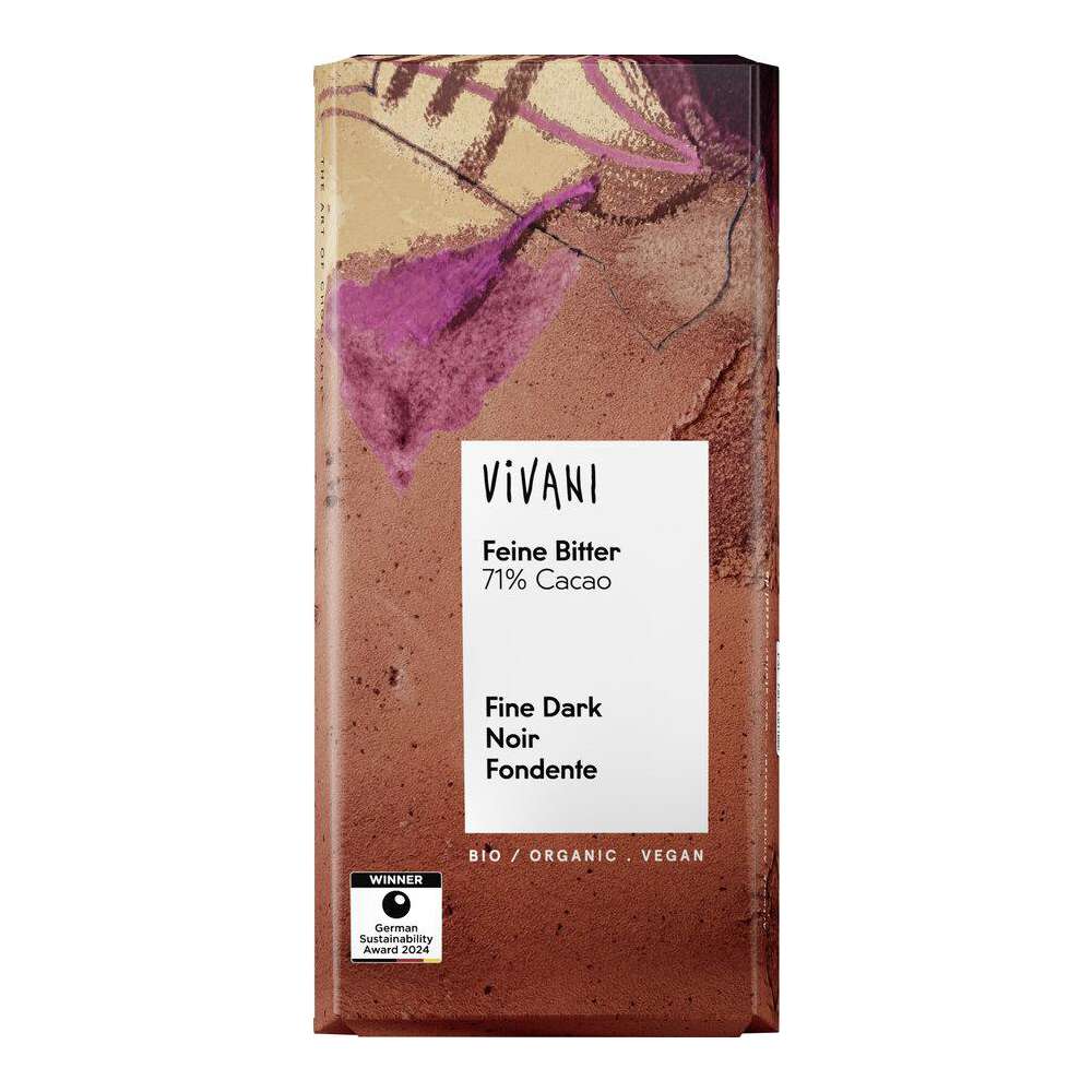 Produktabbildung Vivani Tafelschokolade, Feine Bitter 71% Cacao