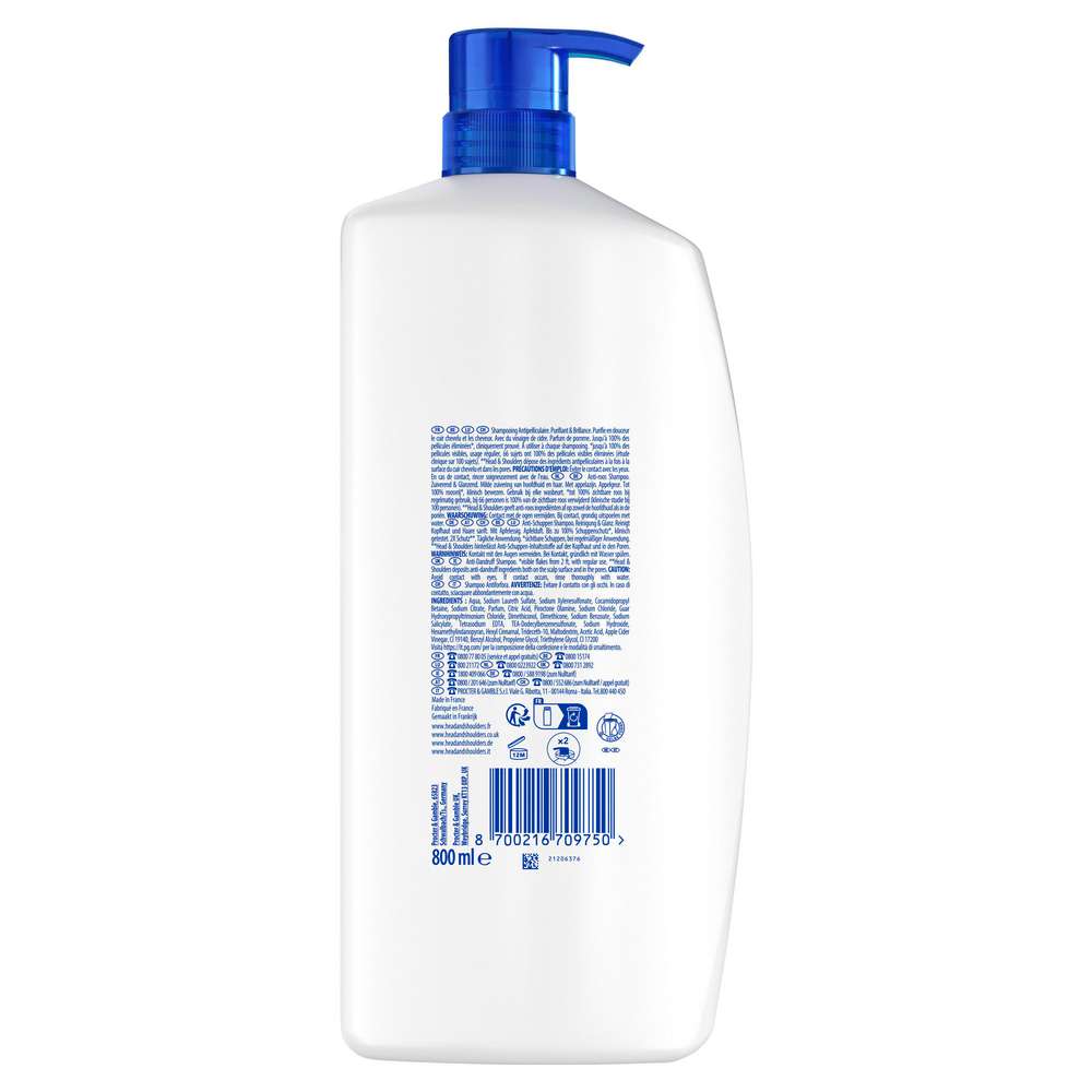 Produktabbildung Head & Shoulders Shampoo XXL, Reinigung & Glanz