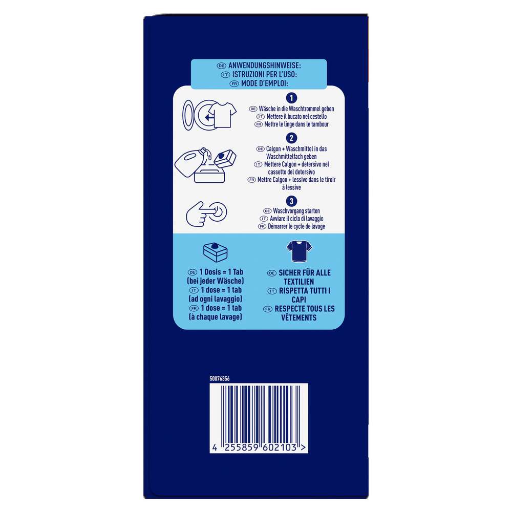 Produktabbildung Calgon Waschmaschinen-Entkalker Tabs