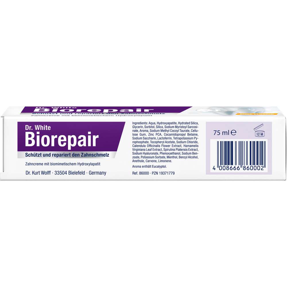 Produktabbildung Dr. White Zahncreme Biorepair