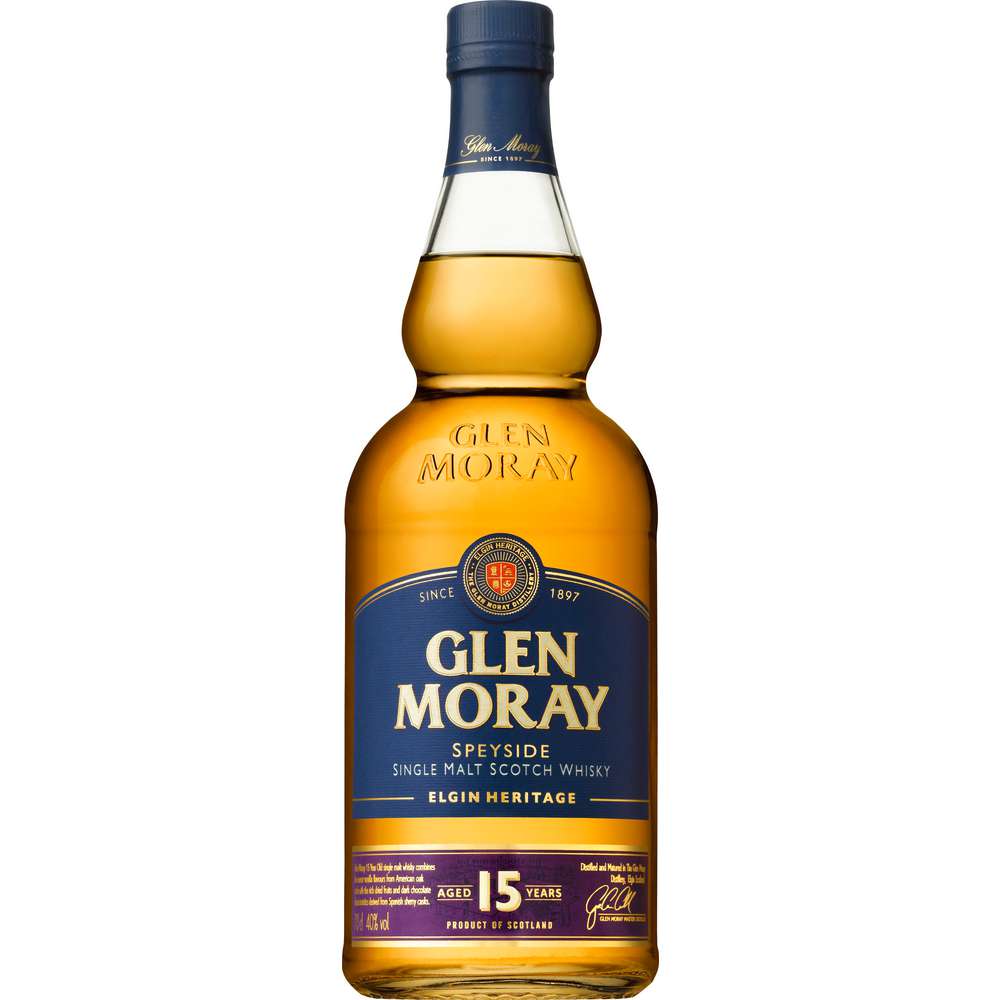 Produktabbildung Glen Moray Single Malt Scotch Whisky Speyside, 15 Jahre,  40%