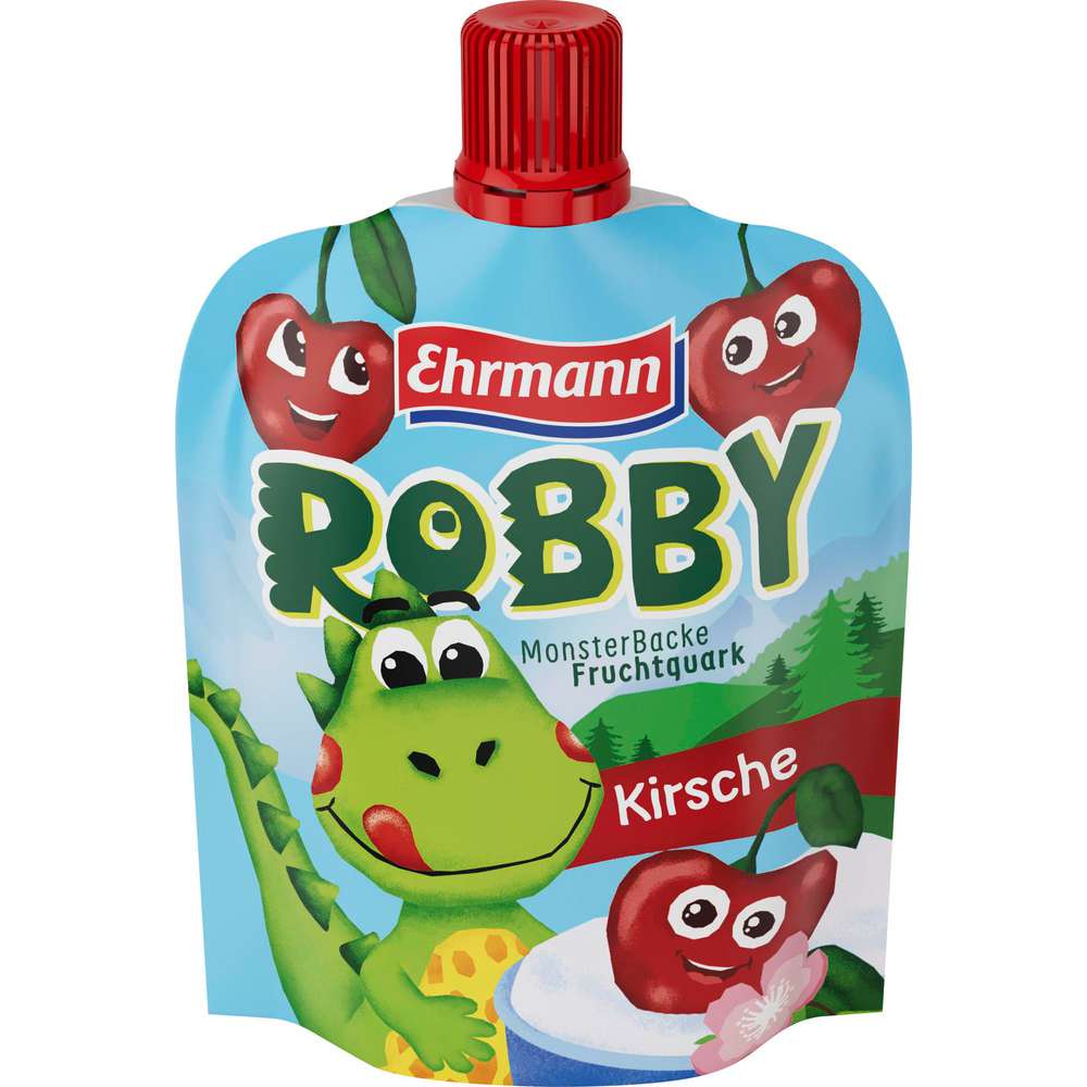 Produktabbildung Ehrmann Monsterbacke Fruchtquark, Kirsche