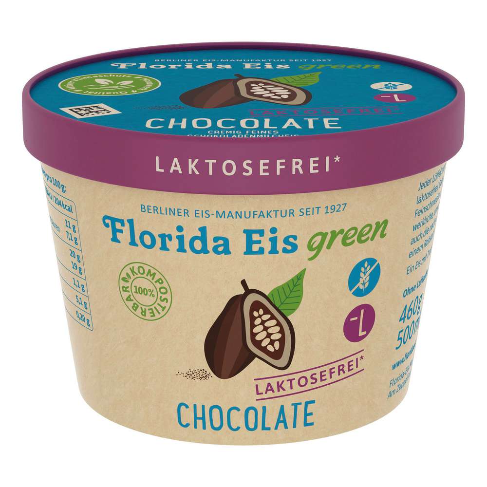 Produktabbildung Florida Eis Eis laktosefrei, Chocolate