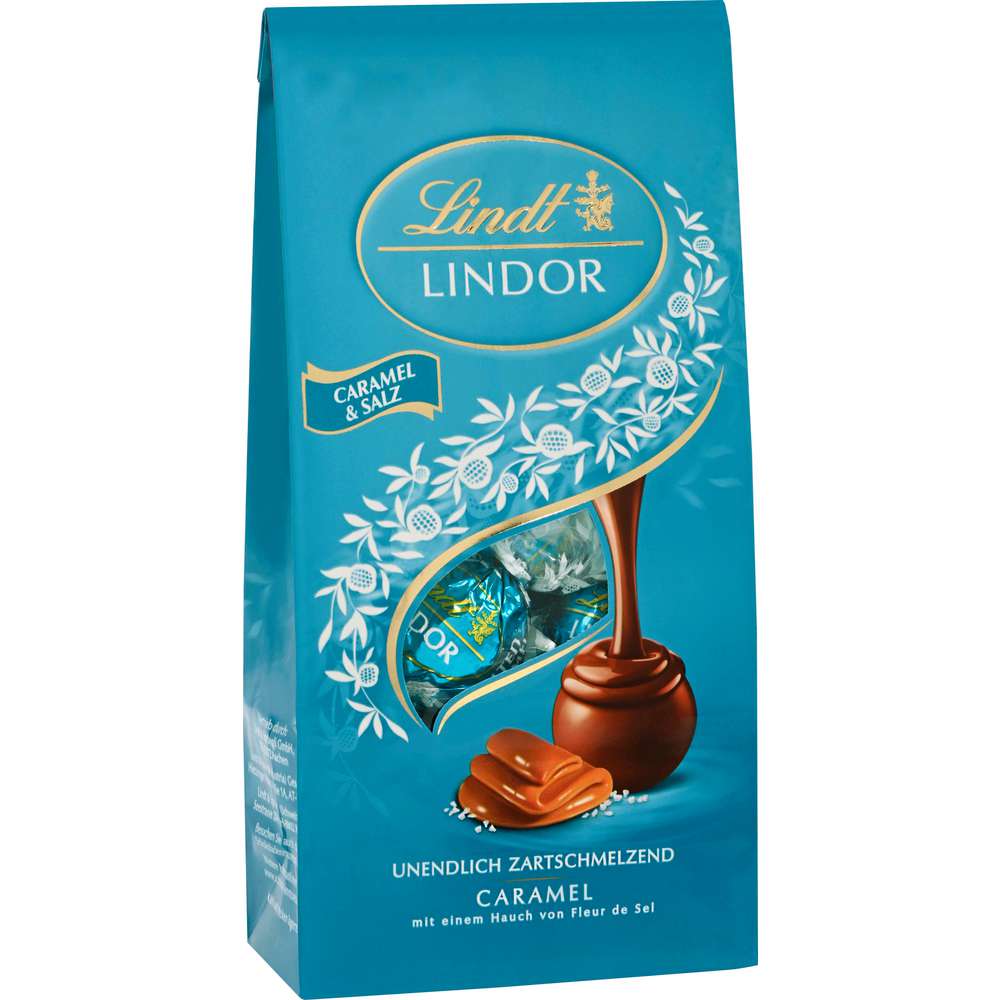 Produktabbildung Lindt Lindor Schokokugeln, Caramel & Salz