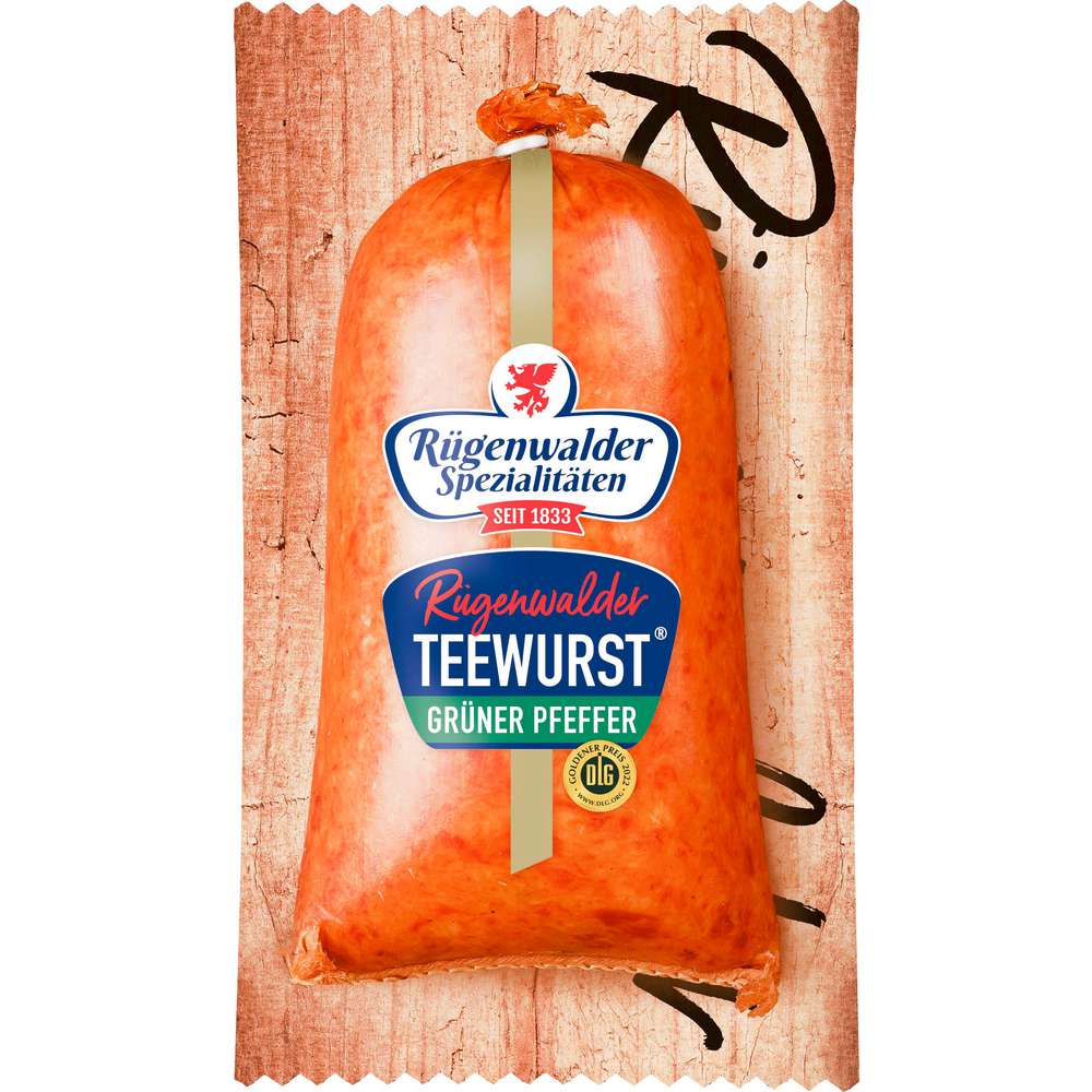 Produktabbildung Rügenwalder Spezialitäten Teewurst Grüner Pfeffer