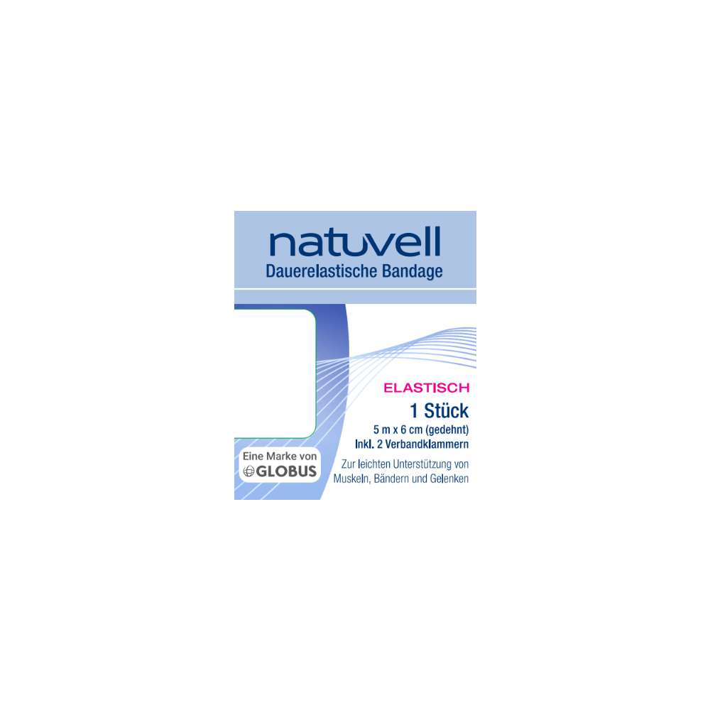 Produktabbildung natuvell Dauerelastische Bandage 5mx6cm