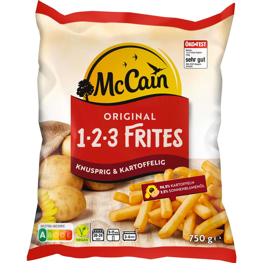 Produktabbildung McCain Pommes Frites, tiefgekühlt