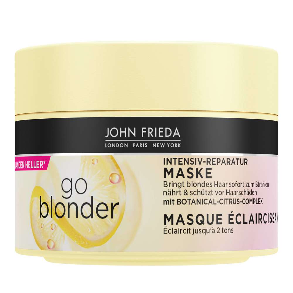 Produktabbildung John Frieda Intensiv-Reparatur Haarmaske, Go Blonder