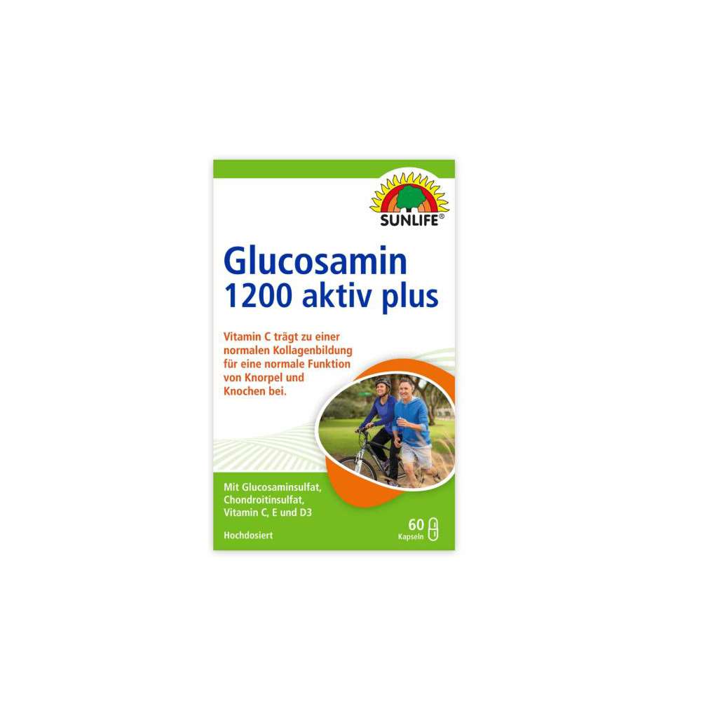 Produktabbildung Sunlife Glucosamin Kapseln 1200 aktiv plus