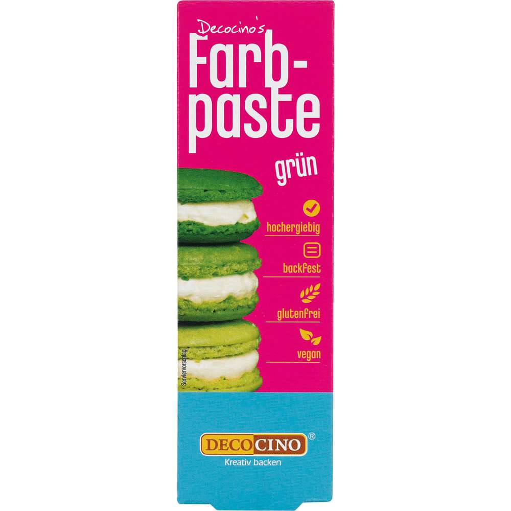 Produktabbildung Decocino Farbpaste, grün
