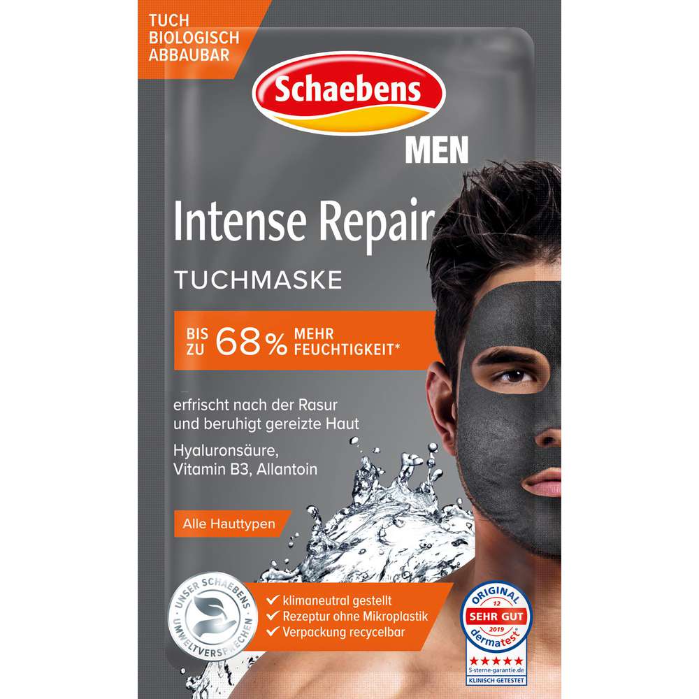 Produktabbildung Schaebens Tuchmaske Men, Intense Repair