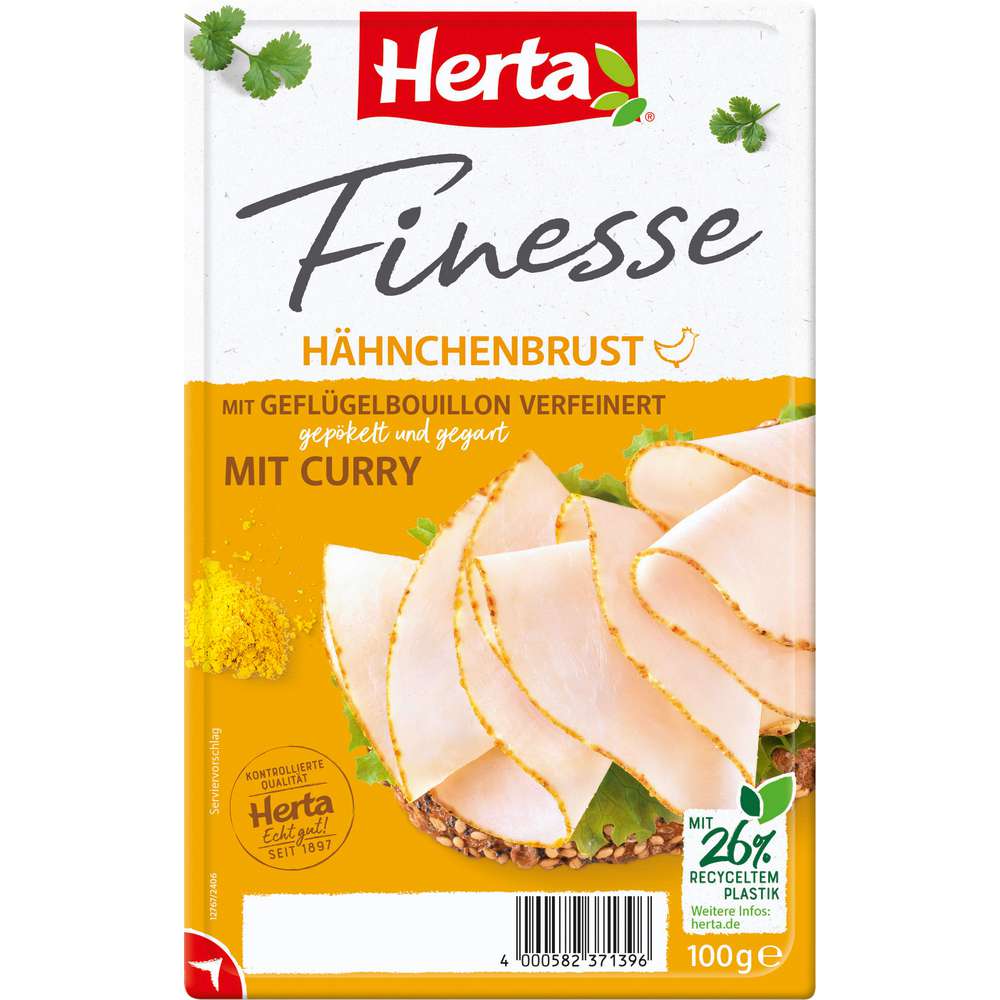 Produktabbildung Herta Finesse Hähnchenbrust, Curry