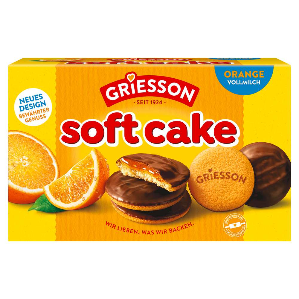Produktabbildung Griesson Soft Cake, Orange-Vollmilch