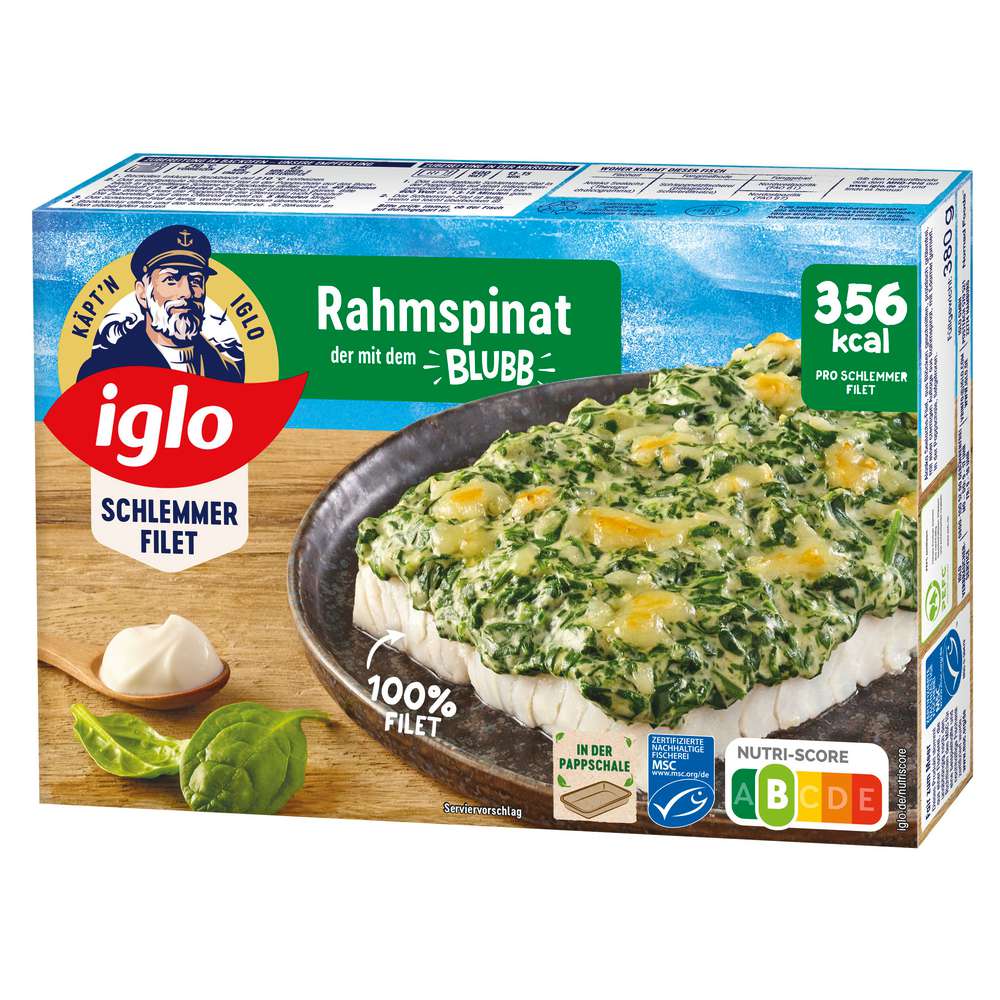 Produktabbildung Iglo MSC Schlemmer-Filet Grünes Gemüse, tiefgekühlt