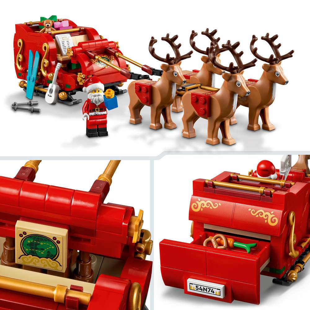 Produktabbildung Lego LEGO Schlitten des Weihnachtsmanns 40499