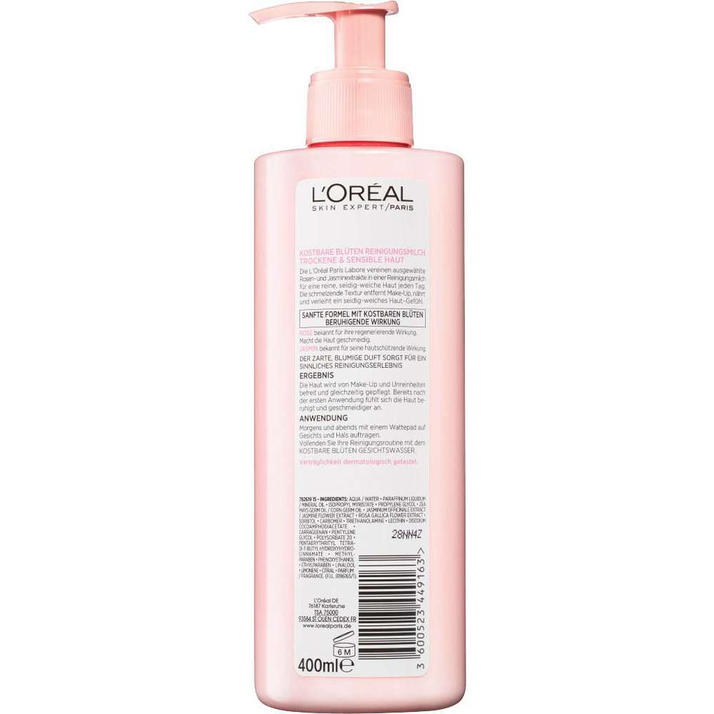 Produktabbildung L'Oreal Paris Skin Expert Reinigungsmilch, Kostbare Blütenq