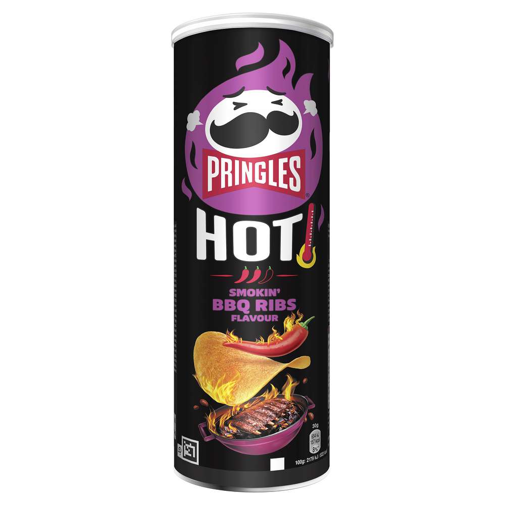 Produktabbildung Pringles Chips, BBQ Ribs
