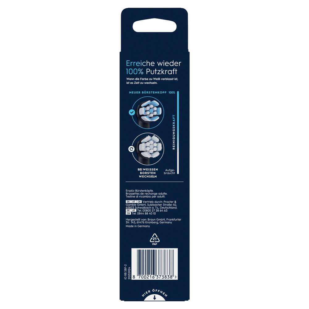 Produktabbildung Oral-B iO Ersatz Zahnbürstenkopf, Sanfte Reinigung