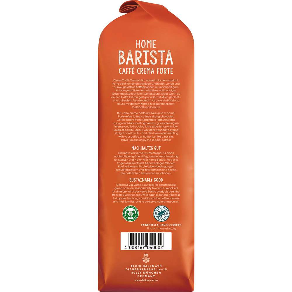 Produktabbildung Dallmayr Home Barista, Caffè Crema Forte