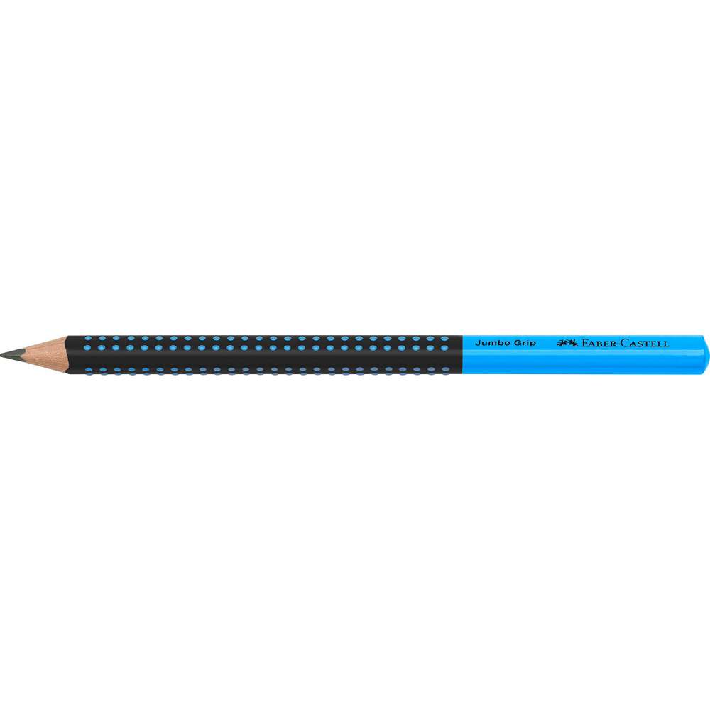 Produktabbildung Faber-Castell Bleistift Jumbo Grip Two Tone schwarz/blau