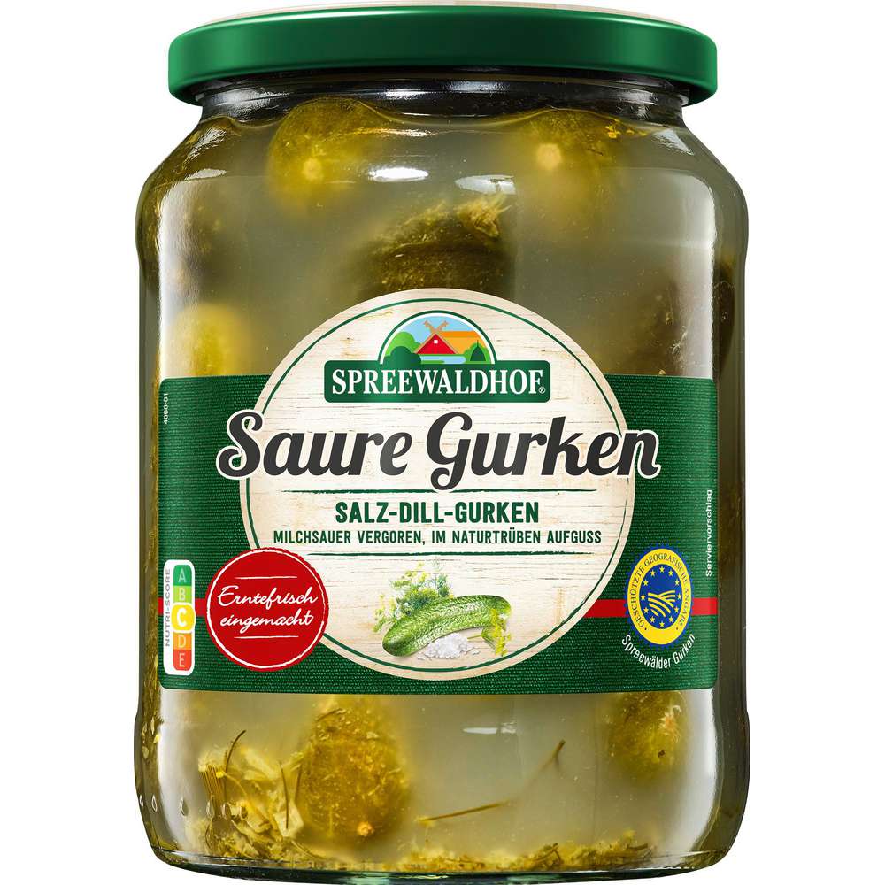 Produktabbildung Spreewaldhof Saure Gurken