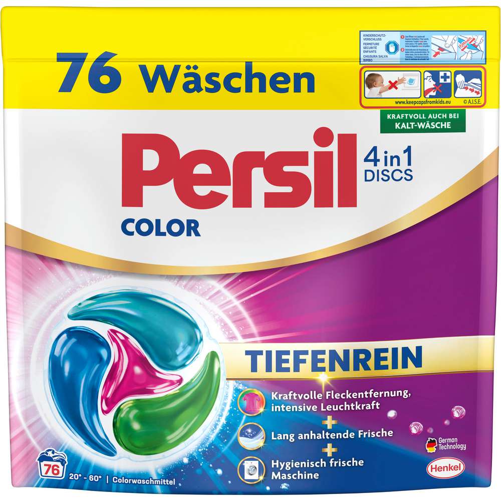 Produktabbildung Persil Color-Waschmittel, 4in1 Discs