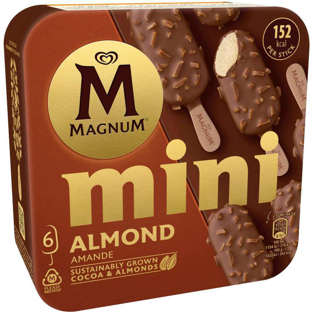 Produktabbildung Magnum Stiel-Eis Mini, Mandel
