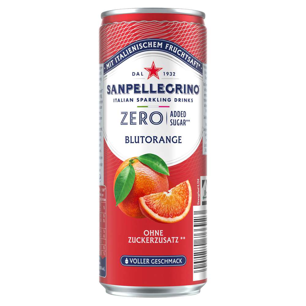Produktabbildung San Pellegrino Fruchtgetränk Zero, Blutorange