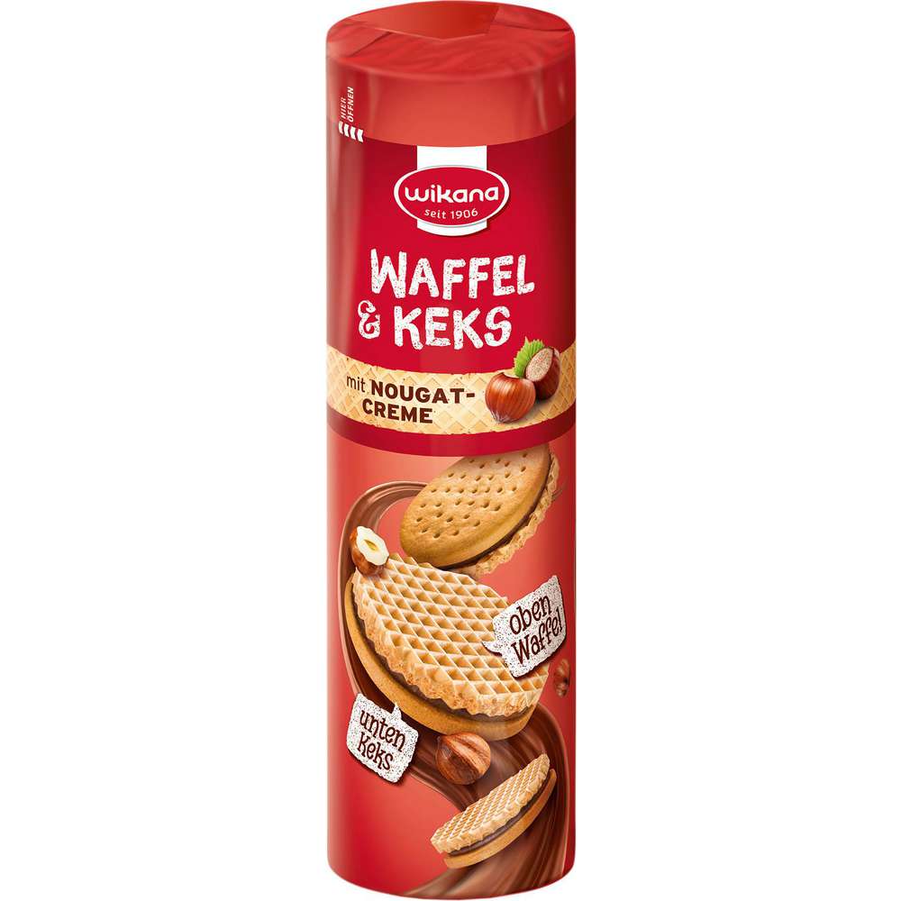 Produktabbildung Wikana Waffel & Keks mit Nougatcreme