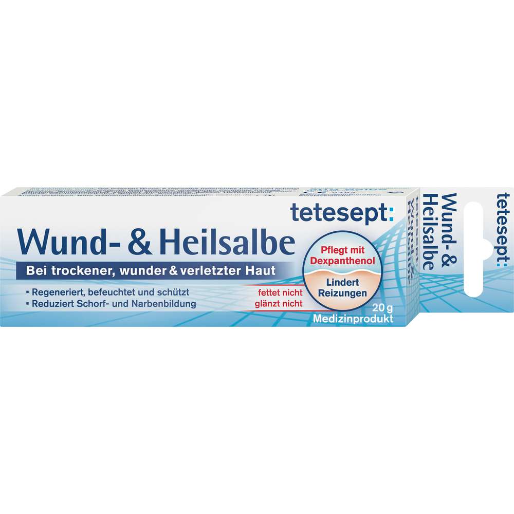Produktabbildung tetesept Wund- und Heilsalbe, Dexpanthenol