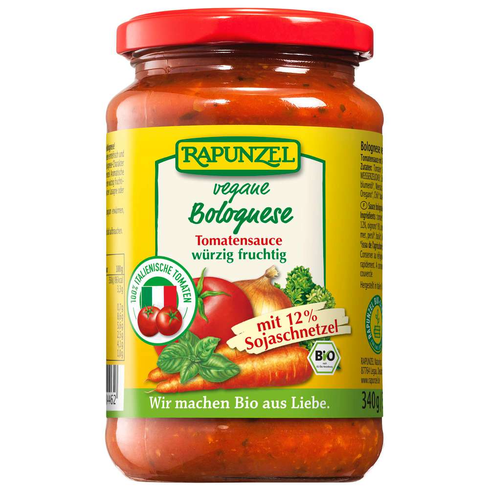 Produktabbildung Rapunzel Vegane Bolognese-Tomatensauce
