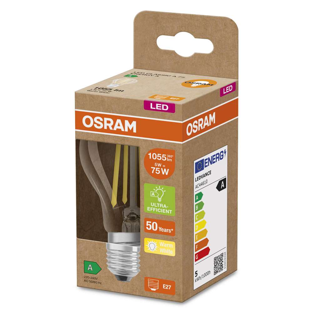 Produktabbildung Osram Glühbirne LED, A 220-240V, E27, 75 W