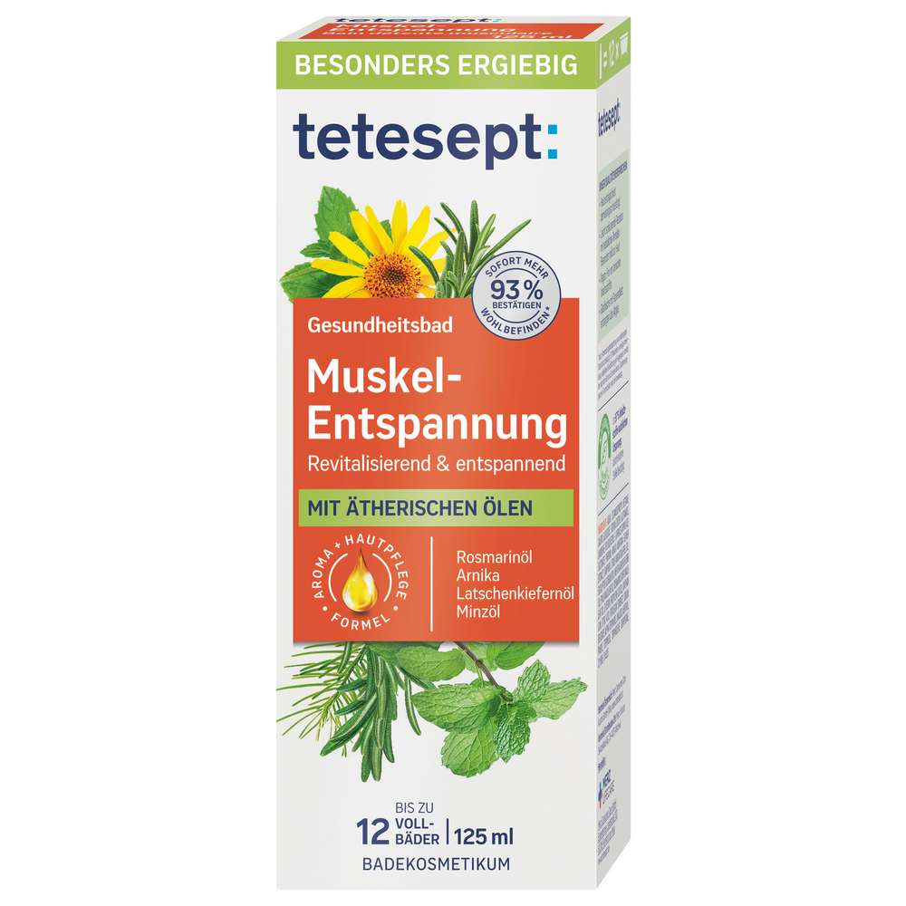 Produktabbildung tetesept Badezusatz Muskel-Entspannung