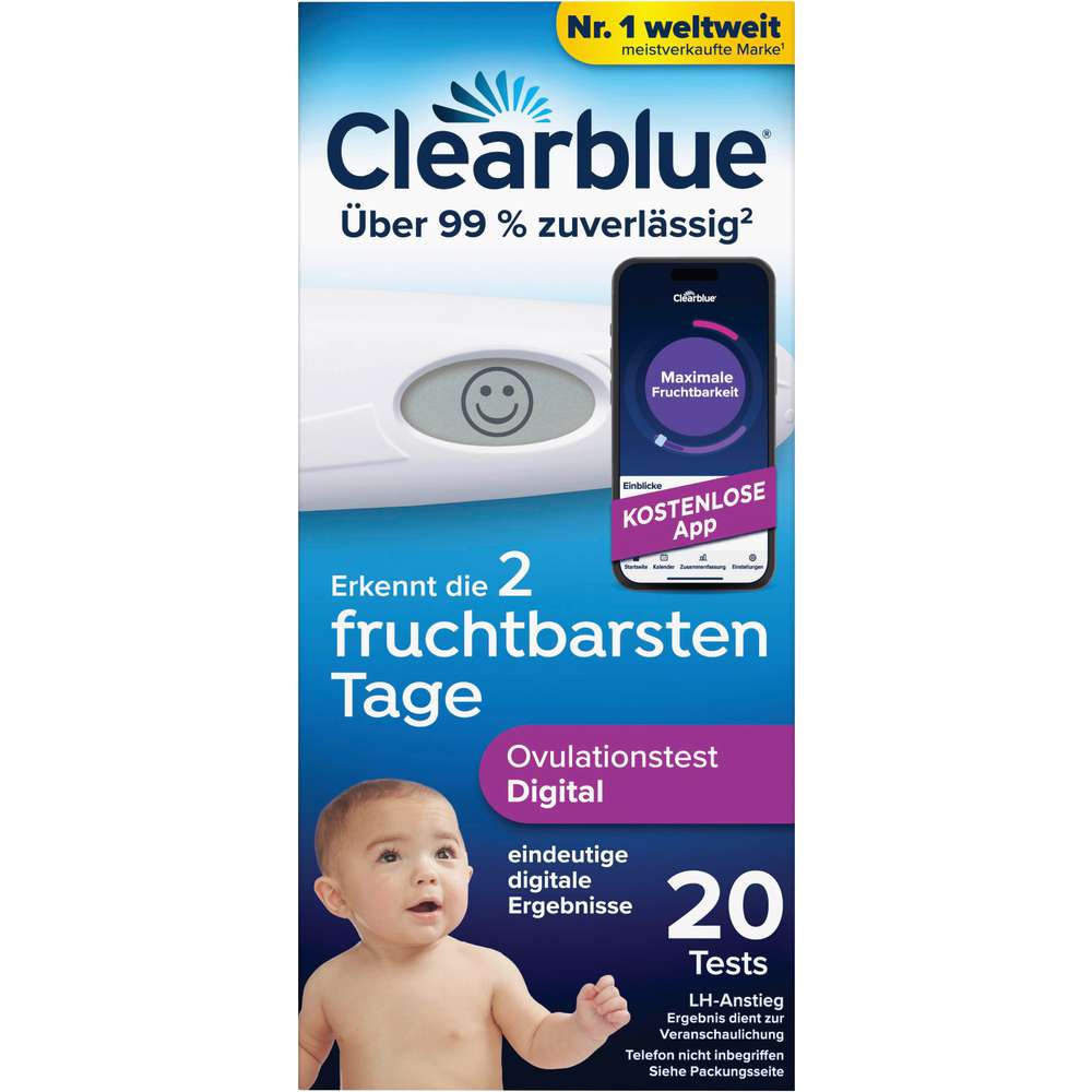 Produktabbildung Clearblue Digitaler Ovulationstest
