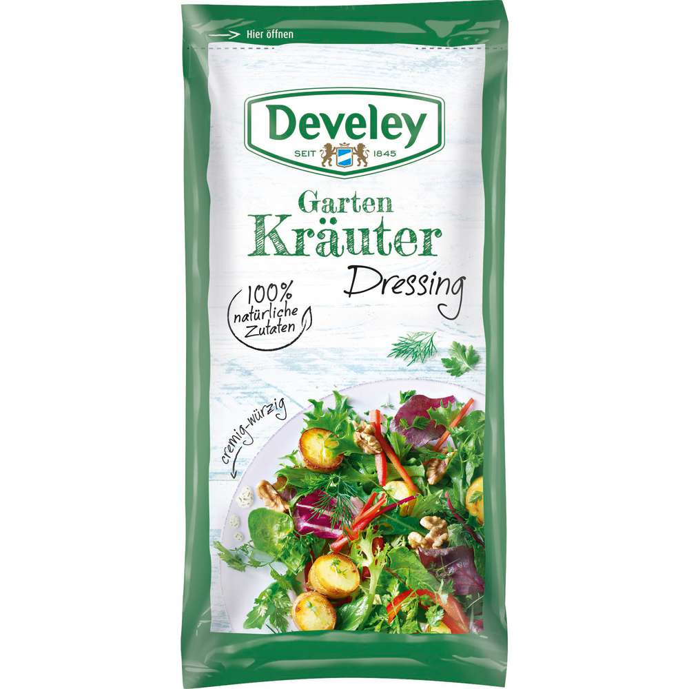 Produktabbildung Develey Salatdressing, Gartenkräuter