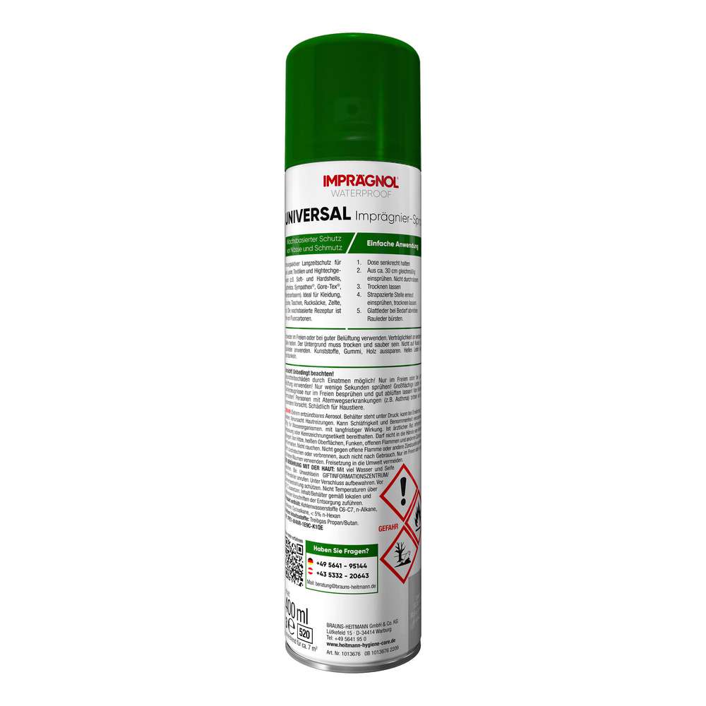 Produktabbildung Imprägnol Universal Imprägnierspray, PFC-frei